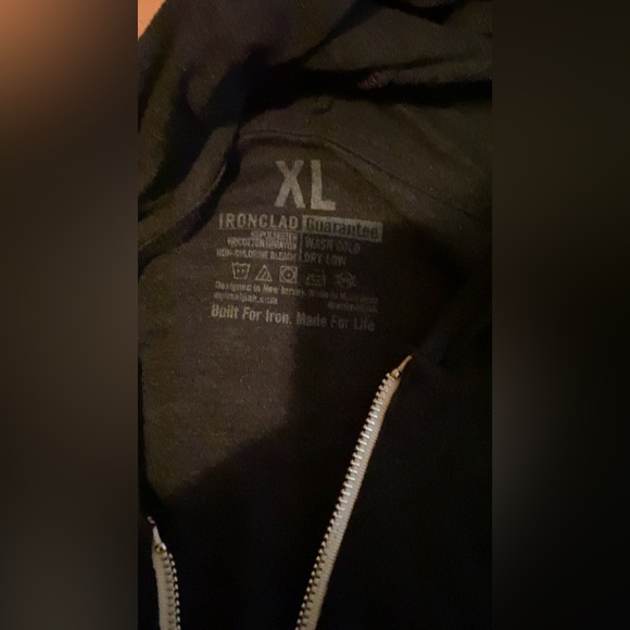 Charcoal Grey Animal Hoodie - Picture 3 of 5